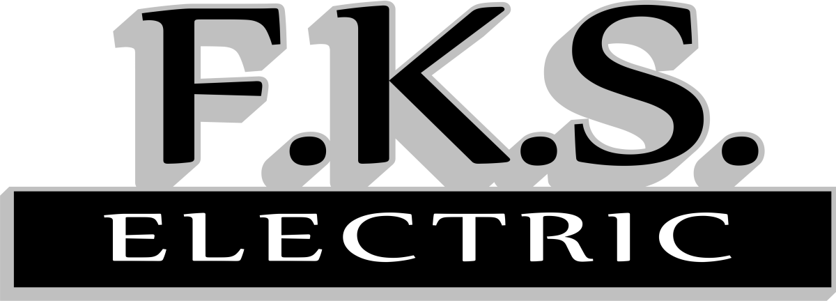 The words FKS Electric to form a logo